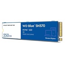 250GB WD BLUE SN570 M.2 NVMe 3300/1200MB/s WDS250G3B0C SSD - 2