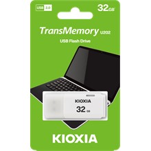 32GB USB2.0 KIOXIA BEYAZ USB BELLEK LU202W032GG4 - 1