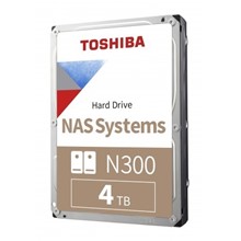 4TB TOSHIBA N300 7200RPM SATA3 NAS 256MB HDWG440UZSVA - 2