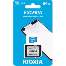 64GB MICRO SDHC C10 100MB/s KIOXIA LMEX1L064GG2 - 1