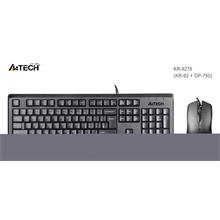 A4 TECH KR-9276 Q USB STANDART KLAVYE+OPTİK MOUSE - 1