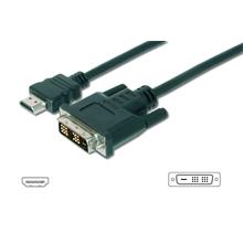 Ak-330300-020-S Hdmı ≪-≫ Dvı-D Adaptörü, Hdmı Tip A Erkek - Dvı-D (18+1) Erkek, 2 Metre, Hdmı 1.3, Ul, Siyah Renk - 1