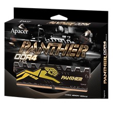 Apacer Panther Black-Gold 8GB (1x8GB) 3200MHz CL16 DDR4 Gaming Ram (AH4U08G32C28Y7GAA-1) - 2
