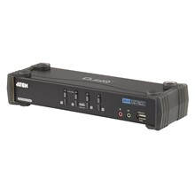 Aten-Cs1784A 4 Port Usb Dvı Dual Link Kvmp™(Keyboard/Video Monitor/Mouse) Periferi (Çevre Cihazlarla (Usb) Bağlantı Kurabilir) Switch, 3D Desteği
 - 1