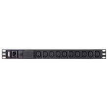 Aten-Pe0110Sg 1U 10A 10Port Basic Pdu/Power Distribution Unit (Elektrik Güç Dağıtım Ünitesi), Surge (Darbe) Gerilimi Korumalı - 1