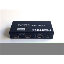 Bs-Vsp-Ha02Uh Beek 2 Port 4K Hdmı Çoklayıcı, Hdmı 2.0, Hdcp 2.3, 4K60Hz, 1080P 60Hz≪Br≫
Beek 2 Port 4K Hdmı Splitter, Hdmı 2.0, Hdcp 2.3, 4K60Hz, 1080P 60Hz - 1