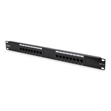 Dn-91616U Digitus 19 Inch 16 Port Cat-6 Utp Patch Panel, 50 ? (Mikron), Altın Kontak, Zırhsız  - 1