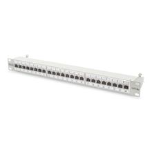 Dn-91624S-Ea Digitus 19 Inch 24 Port Cat-6A Ea Sınıfı Ftp Patch Panel, Zırhlı, 1U, Tozdan Korumak İçin Kapaklı, 8P8C, Gri Ral 7035 Renk - 1