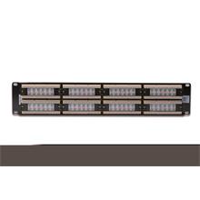 Dn-91648U Digitus 19 Inch Cat 6 Utp Patch Panel, Zırhsız, 48 Port Rj45, 8P8C, Lsa, 2U Siyah Renk Ral 9005 - 1