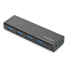 Ed-85155 Ednet 4 Port Usb 3.0 Hub, Siyah Renk, Güç Adaptörlü, Plastik - 1