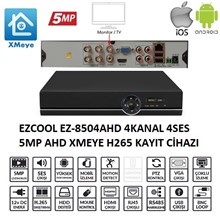 EZCOOL EZ-8504AHD 4KANAL 5MP 1HDD XMEYE KOAKSIYEL - 1