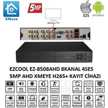 EZCOOL EZ-8508AHD 8KANAL 5MP 1HDD XMEYE KOAKSIYEL - 1