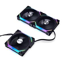 LIAN LI UNI FAN SL120 V2 BLACK 3x120 MM RGB KASA FANI (G99.12SLV23B.00) - 1