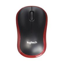 LOGITECH M185 NANO MOUSE KABLSZ BLACK/RED 910-002237 - 1