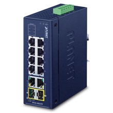Pl-Ifgs-1022Tf Endüstriyel Tip Yönetilemeyen Ethernet Switch (Industrial Unmanaged Ethernet Switch)≪Br≫
8 X 10/100Base-Tx Port (Port 1-8)≪Br≫
2 X 10/100/1000Base-T Port (Port 9-10)≪Br≫
2 X 1000Base-Sx/Lx/Bx Sfp Yuvası (Port 9-10 - 1