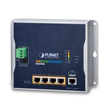 Pl-Wgr-500-4P Industrial Wall-Mount Gigabit Router With 4-Port 802.3At Poe+ - 1