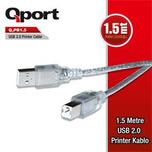  QPORT Q-PR1.5 USB 2.0 1.5 METRE YAZICI KABLO - 1