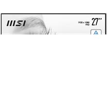 27 MSI PRO MP273 IPS FHD 5MS 75HZ HDMI DP