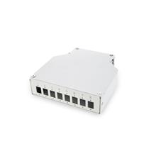 Dn-96891 Din Rail Sonlandırma Kutusu/Splice Box, 8 X Lc/Dx Coupler İçin, (E) 125 X (B) 130 X (Y) 35 Mm