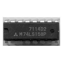 74Ls158 Quad 2-1 Mux. (Inv.Out)