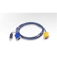 Aten-2L-5202Up Usb Kvm (Keyboard/Video Monitor/Mouse) Switch İçin Kablo, 1.80 Metre, 1 X Sphd-15 Erkek ≪-≫ 1 X Monitör 15 Pin Hdb Erkek, 1 X Klavye / Mouse Usb A Erkek