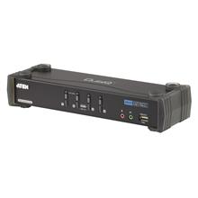 Aten-Cs1784A 4 Port Usb Dvı Dual Link Kvmp™(Keyboard/Video Monitor/Mouse) Periferi (Çevre Cihazlarla (Usb) Bağlantı Kurabilir) Switch, 3D Desteği
