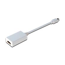 Ak-340404-001-W Mini Displayport (Mini Dp) ≪-≫ Hdmı Adaptörü, Mini Dp Erkek - Hdmı Tip A Dişi, 0.15 Metre, Dp 1.1A Uyumlu, Ul, Beyaz Renk