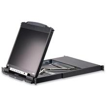 Aten-Cl5816Nt Çift Sürgülü Kasaya Sahip, 1U Yüksekliğinde, Kabin Tipi, 19&Quot; Lcd Ekran, Touchpad’İ Ve Türkçe Klavye'Si Bulunan, 16 Port Ps/2-Usb Kvmp™ (Periferi/ Çevre Cihazlarla (Usb) Bağlantı Kurabilir) Switch