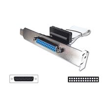 Ak-580300-003-E Yazıcı İçin Slot Bracket Bağlantı Kablosu, Db25 Erkek ≪-≫ 26 Pin Idc Dişi, 0.25 Metre, Cu, Awg28, Ul2651