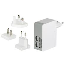 Ed-31809 Ednet Evrensel (Eu/Uk/Us) Seyahat Şarj Seti , 4 X Usb Port