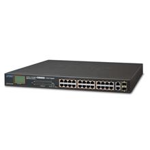 Pl-Fgsw-2622Vhp Yönetilemeyen Switch (Unmanaged Switch)≪Br≫
24-Port 10/100Base-T Ieee 802.3At/Af Poe+ İnjector (Port Başına 30.8 Watt) (Poe Güç Bütçesi Maks. 300 Watt)≪Br≫
24 X 10/100Base-Tx Port≪Br≫
2 X 10/100/1000Base-T (Combo