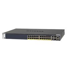 Ng-Gsm4328Pb Stackable Managed Switch (M4300-28G-Poe+ 1000W Psu)≪Br≫
24 X 1G Poe+ (Poe Budget @ 110V Ac İn: 1 Psu Or 2 İn Rps Mode: 630 Watts, 2 Psus İn Eps Mode: 720 Watts)≪Br≫
2 X 10Gbase-T≪Br≫
2 X Sfp+ (1,000W Psu)