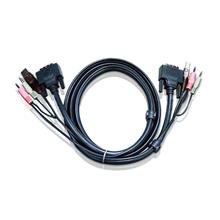 Aten-2L-7D02Uı Usb Dvı-I Single Link Kvm Kablosu, 1.8 Metre