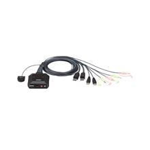 Aten-Cs22Dp 2 Port Usb Displayport Kvm (Keyboard/Video Monitor/Mouse) Switch, Masaüstü Tip, Kvm Bağlantı Kablosu Ürüne Gömülüdür, Remote Port Selector İle Birlikte≪Br≫
2-Port Usb Displayport Cable Kvm Switch With Remote Port Selector