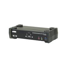Aten-Cs1922M 2-Port Usb 3.0 4K Displayport Mst Kvmp™(Keyboard/Video Monitor/Mouse) Periferi (Çevre Cihazlarla (Usb) Bağlantı Kurabilir) Switch, Displayport 1.2 Uyumlu, Usb 3.0 (Usb 3.1 Gen 1) Hub Özelliğine Sahip (Kablolar Dahil) 