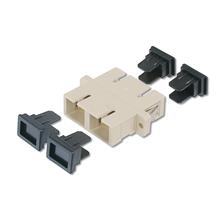 Dn-96004-1 Digitus Sc-Sc Coupler, Gri, Plastik, Duplex, Multimode, Fosfor Bronz Ferrule, Sabitleyicili