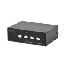 Ds-45100-1 Digitus 4’Lü Vga Seçici (Selector), 4 Giriş - 1 Çıkış, 1920 X 1080 Piksel 60Hz, 250Mhz