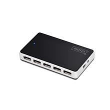 Da-70229 Digitus 10 Port Usb Hub, Usb 2.0, Güç Adaptörlü, Plastik