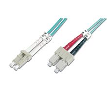 Dk-2532-10/3 Digitus Lc-Sc Fiber Optik Patch Kablo, 10 Metre, Multimode, Duplex, 50/125, Om3