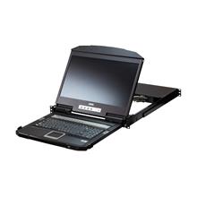 Aten-Cl3884Nwt 4-Port Usb Hdmı Çoklu Ekran Destekleyen Ve Çift Ray Üzerinde Hareket Edebilen Geniş Ekran  Türkçe Klavyeli Lcd Kvm Switch≪Br≫
4-Port Usb Hdmı Multi-View Dual Rail Widescreen  Turkish Keyboard Lcd Kvm Switch