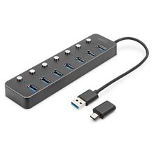 Da-70248 Digitus Usb 3.0 Hub, 7-Port, Geçiş Düğmeli, Alüminyum Gövde, 5V/2A Güç Adaptörü Dahil≪Br≫
Digitus Usb 3.0 Hub, 7-Port, Switch Aluminium Housing, Incl. 5V/2A Power Supply