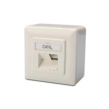 Dn-9007-S-1 Digitus Sıva Üstü İkili Rj-45 Priz, Cat. 6A Class Ea, Shielded (Zırhlı), 2 X Rj45