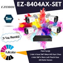 Ezcool Ez-8404Ax-Set 5Mp Fullcolor 7/24 Renkli 4Lü Set