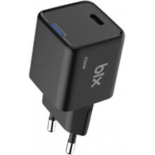 Bix BX1P20G GaN 20W Type-C PD Akım Korumalı ve LED Göstergeli Hızlı Şarj Cihazı Siyah