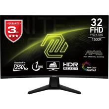 31.5 Msı Mag 32C6X 1Ms 250Hz Fhd Curve 1500R Va Adaptıve-Sync Gamıng Monıtor