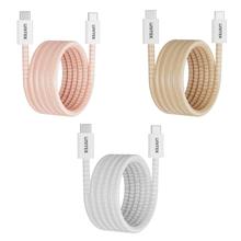 Unıtek Type-C Manyetik Hızlı Şarj Kablosu Beyaz (C14141Awh01-1M)