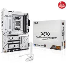 Asus X870 Max Gamıng Wıfı 7  Amd Anakart Beyaz