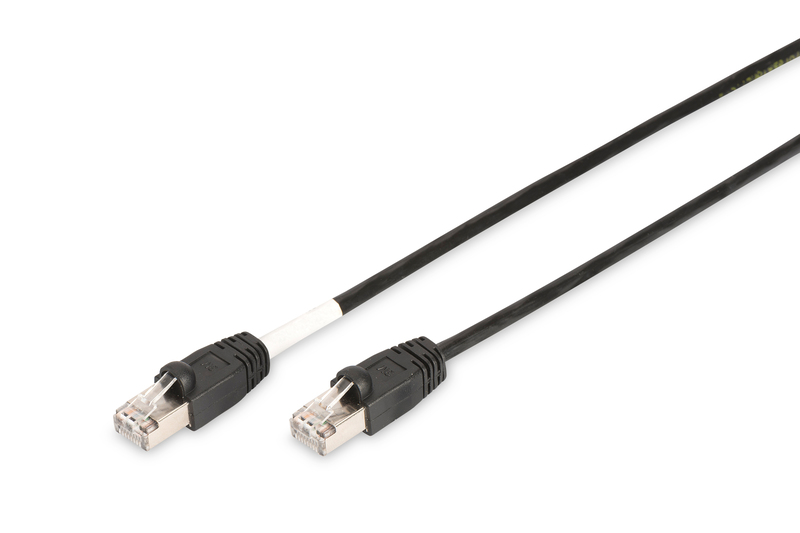 DK-1644-100/BL-OD Digitus CAT 6 S-FTP Dış Mekan Patch Kablosu, Cu, PE AWG 27/7, Siyah Renk, 10 metre<br>
Digitus CAT 6 S-FTP outdoor patch cord, Cu, PE AWG 27/7, length 10 m, black sheath color