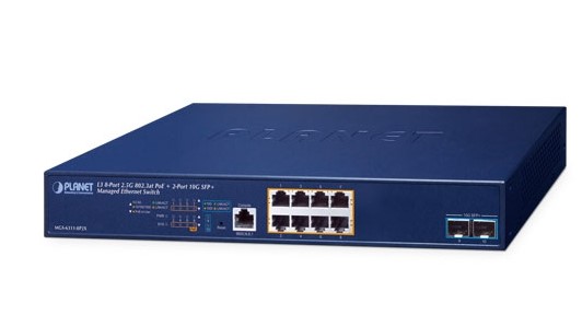 PL-MGS-6311-8P2X Layer 3 Yönetilebilir Aggregation Switch (Layer 3 Managed Aggregation Switch)<br>
8 x 10/100/1000/2500BASE-T (Port 1 ile Port 8 arası)<br>
8 x 10/100/1000T 802.3af/at PoE+ (Port 1 ile Port 8 arası)<br>
Toplam PoE Güç Bütçesi: 150 watt<br>
2 x 10