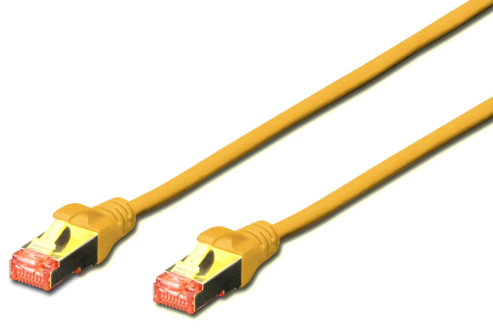 DK-1644-0025/Y Digitus Cat.6 Patch Kablo, S-FTP, Halogenfree, AWG 27/7, 0.25 metre, Sarı Renk
